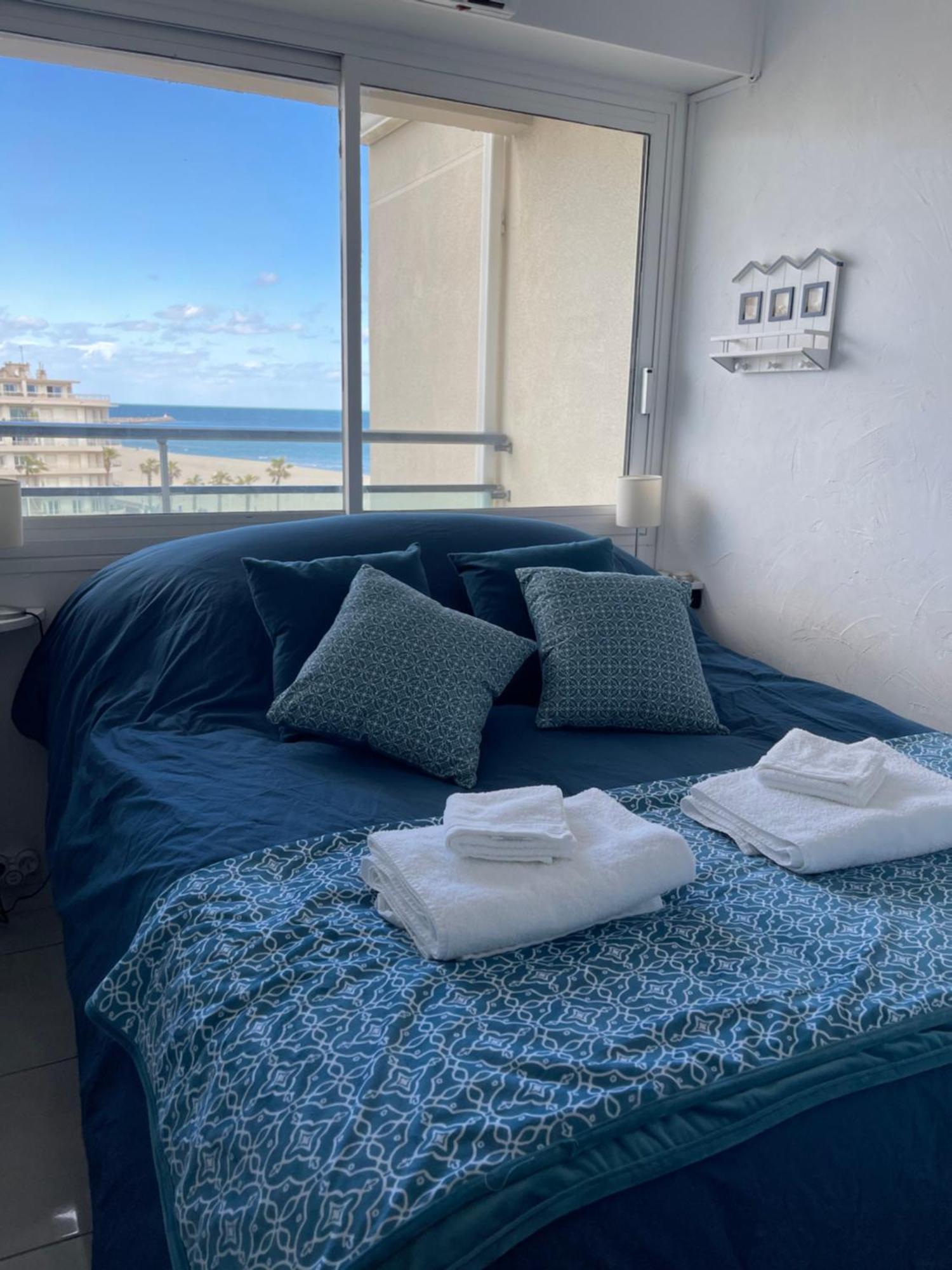 T2 Vue Mer Canet Plage - Le Petit Paradis Exterior foto