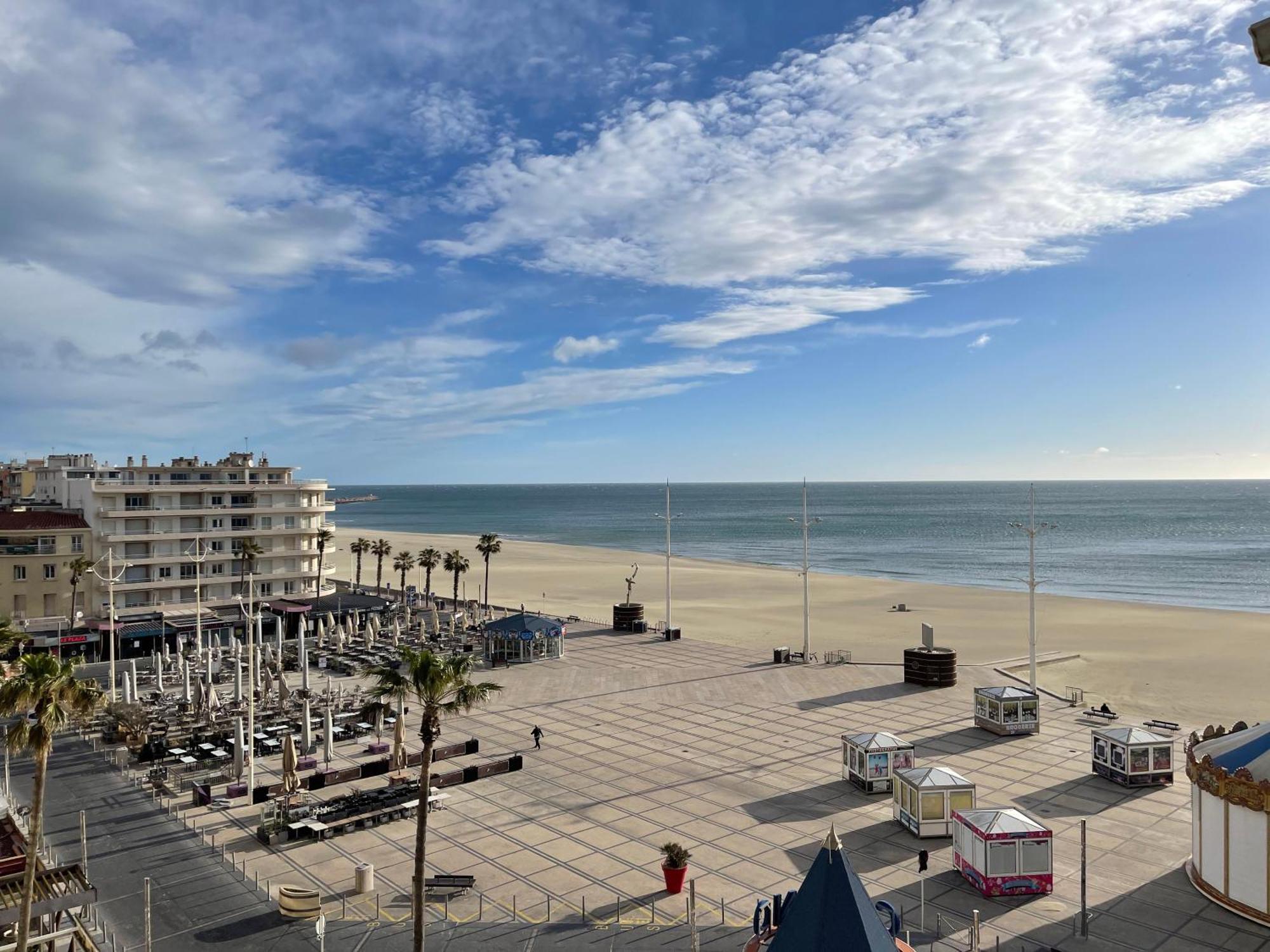 T2 Vue Mer Canet Plage - Le Petit Paradis Exterior foto